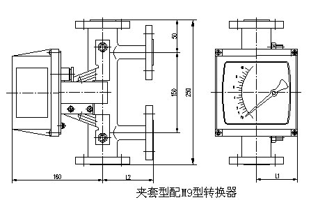 防爆型轉子流量計外形尺寸圖