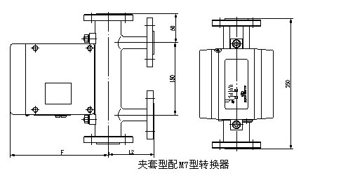 防爆型轉子流量計外形尺寸圖